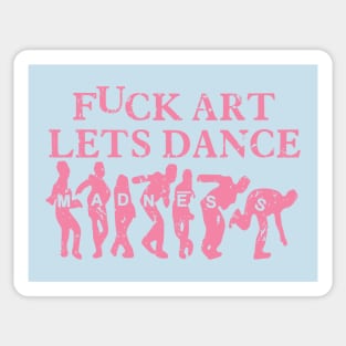 Madness - Lets Dance 80s Vintage Retro Collector Pink Sticker